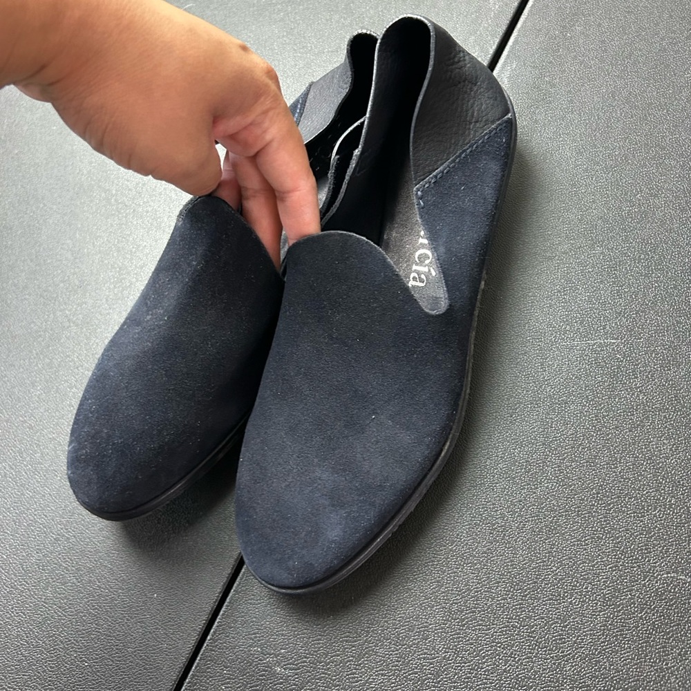 Pedro García Suede Slip On Shoes